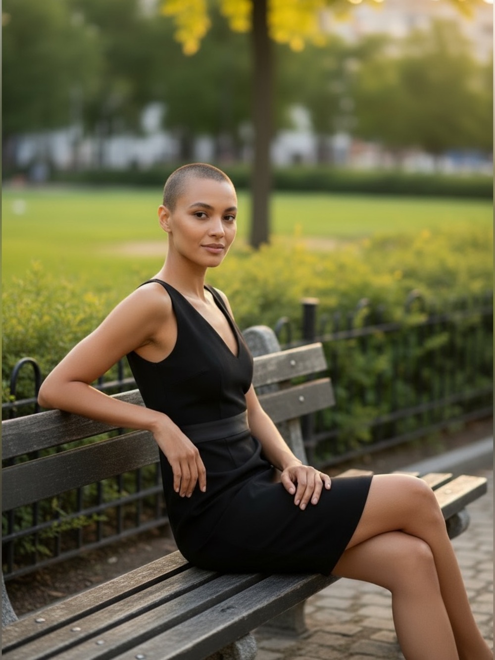 NWT THEORY Alcoa Black Sleeveless V-Neck Dress
